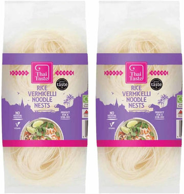 Thai Taste Rice Vermicelli Noodles Nests (200G) - Pack Of 2
