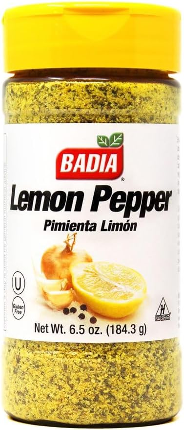 Badia Lemon Pepper Seasoning 184.3G (6.5 Oz)
