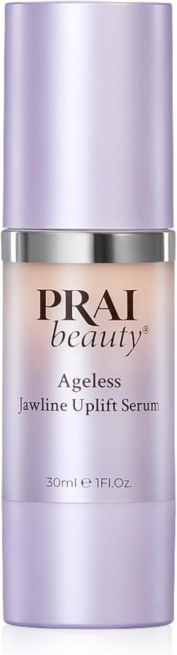 Prai Ageless Jawline Uplift Serum 30Ml - Dramatic, Anti-Gravity Instant Lift & Tightening Effect - Reduces Appearance Of Wrinkles - Firms, Tones & Smoothes Skin - With Hyaluronic Acid, Vitamins C & E