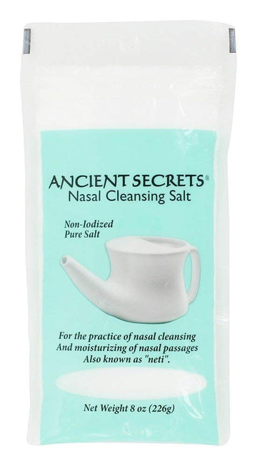 Ancient Secrets Nasal Cleansing Salt Bag 8 Oz