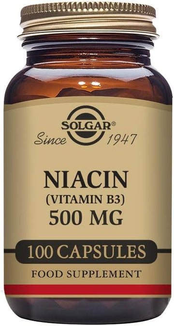 Solgar Niacin 500 Mg, 100 Ct
