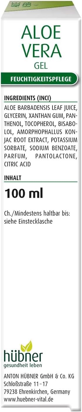 Hübner Aloe Vera Gel Body Gel - Double Pack (2 X 50 Ml)