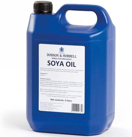 Dodson & Horrell Soya Oil Horse Supplement, 5 Litre
