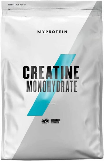 Myprotein Creatine Monohydrate Powder, 1.1 Lb (100 Servings) Pure Unflavored Creatine Powder, Post/Pre Workout Supplement For All Sports And Exercises, Gluten Free, Vegan, Dissolves Easy