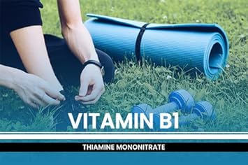 PURE ORIGINAL INGREDIENTS Vitamin B1 (Thiamine Mononitrate) (365 Capsules) No Magnesium Or Rice Fillers, Always Pure, Lab Verified : Health & Household