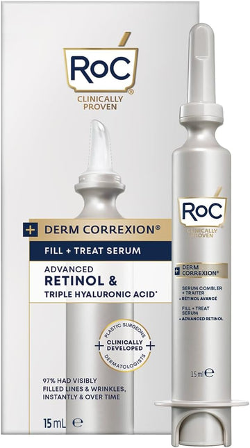 Roc Derm Correxion Contour Cream | Firming Moisturiser For Face & Neck With Retinol | 50 Ml