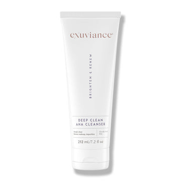 Exuviance Deep Clean Aha Foaming Face Cleanser And Makeup Remover With Glycolic Acid, Soap-Free, 7.2 Fl. Oz