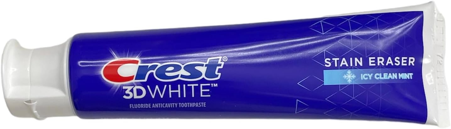 Crest 3D White Stain Eraser Icy Clean Mint : Health & Household