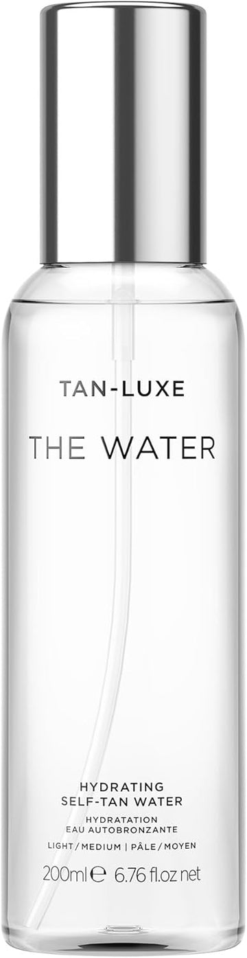 Tan Luxe The Water Self Tan Water, Medium (200 Ml) Self Tanning Water, Cruelty Free & Vegan