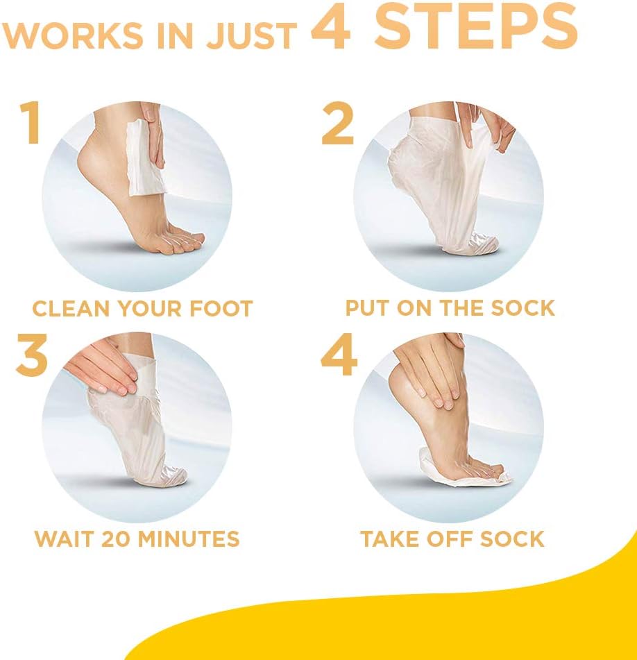 Scholl Expertcare Dry Skin Foot Mask - Intensely Nourishing, Triple Oil Foot Mask With Urea And 3 Oils (Avocado, Argan, Jojoba) For Up To 24-Hour Moisture, 1 Size, 1 Pair