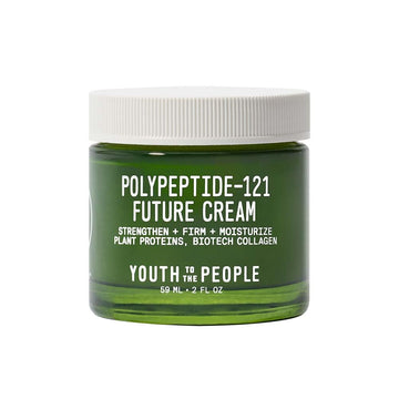 Youth To The People 121-Polypeptide Future Cream (2 Fl Oz), Firming Face Moisturizer, Reduce Fine Lines, Improve Elasticity, Vegan Collagen Peptide, Plant Proteins + Ceramides, Fragrance-Free