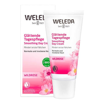 Weleda Renewing Day Face Cream, 1 Fluid Ounce, Plant Rich Moisturizer with Wild Rose, Peach Kernel and Sweet Almond Oils