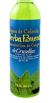 Crusellas Spearmint Cologne (Agua De Colonia Yerba Buena) 7 Fl. Oz. : Beauty & Personal Care