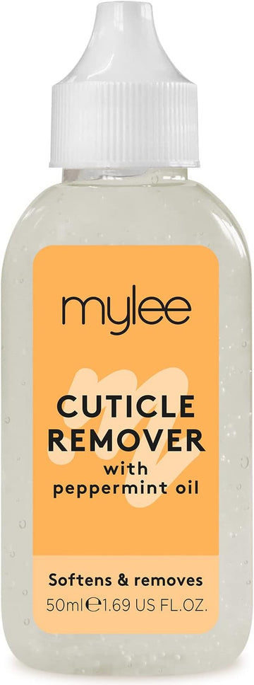 Mylee Cuticle Remover Gel With Peppermint Oil 50Ml - Softens And Moisturises Cuticles, Removes Dead Skin