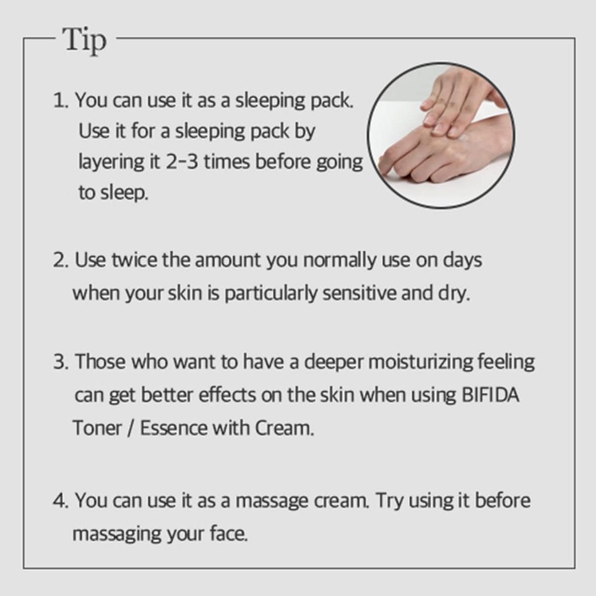 Mixsoon Bifida Cream 2.02 Fl Oz / 60 Ml : Beauty & Personal Care