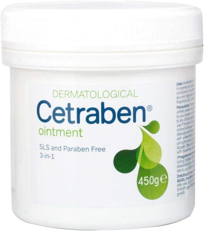 CETRABEN OINTMENT LIGHT LIQUID PARAFFIN. WHITE SOFT PARAFFIN 450G (PACK OF 1) : Amazon.co.uk: Beauty