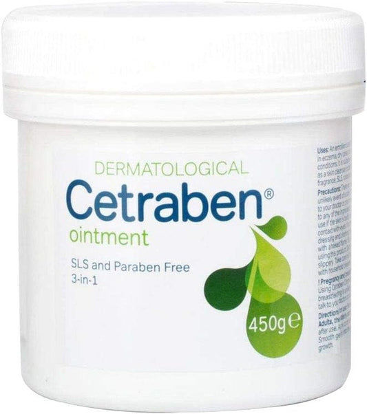CETRABEN OINTMENT LIGHT LIQUID PARAFFIN. WHITE SOFT PARAFFIN 450G (PACK OF 1) : Amazon.co.uk: Beauty
