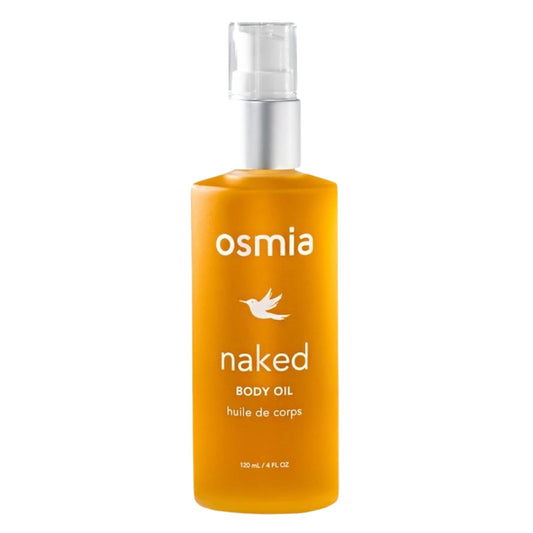 Osmia Skincare - Natural Naked Body Oil | Rosehip, Borage, + Sweet Almond Oils | Soften, Smooth, Nourish | Clean Beauty For Healthy Skin (4 Fl Oz | 118 Ml)