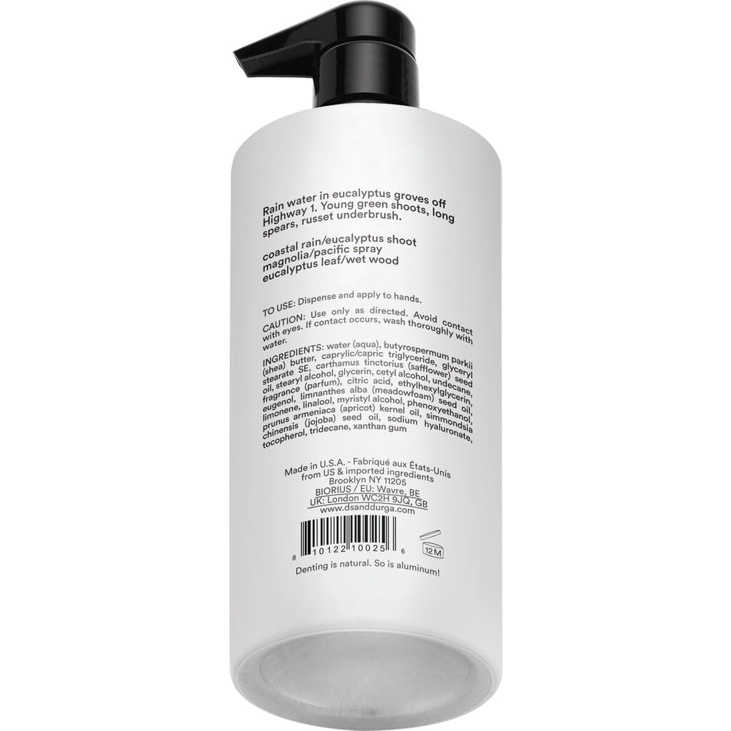 D.S. & Durga Big Sur After Rain Hand Lotion | 400 Ml : Beauty & Personal Care