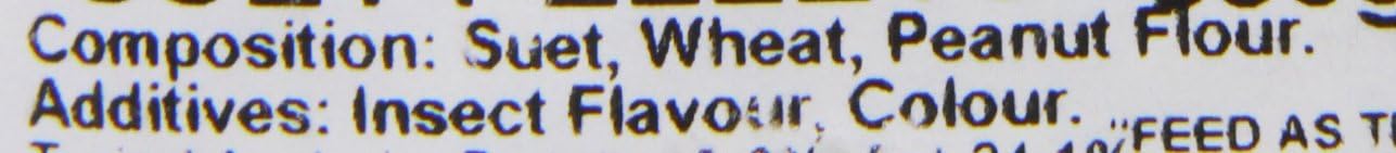 Extra Select Insect High Energy Suet Pellets Wild Bird Food - Protein, Fat Rich Year-Round Feeding - 550 g :Garden