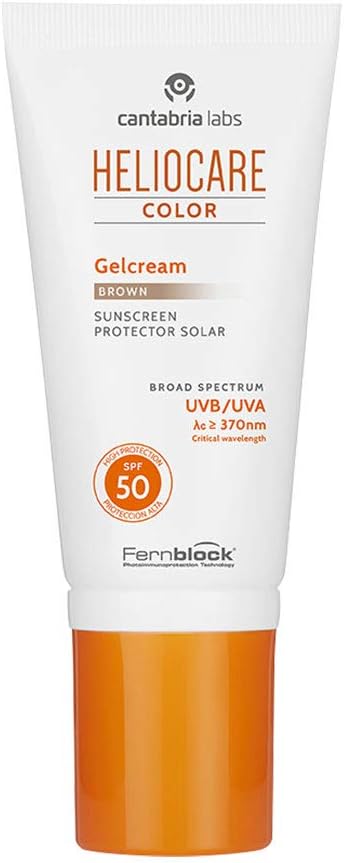 Heliocare Color Gelcream Spf 50 Sun Protection, Brown, 50 Ml