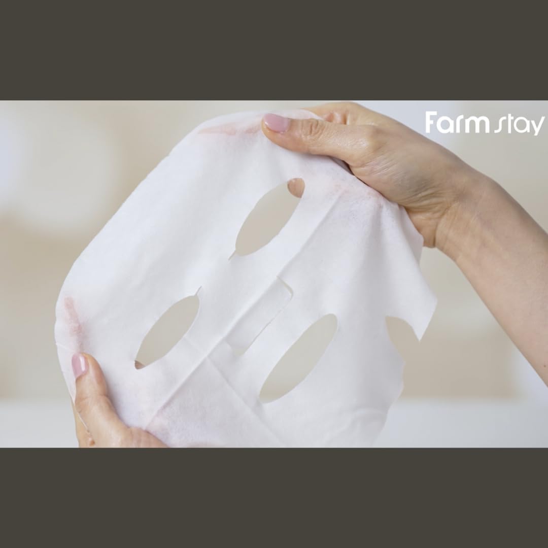 Farmstay Black Snail & Peptide 9 Cream Mask β Hydrating & Repairing Snail Mucin Mask, Korean Skincare For Smooth, Firm Skin, 10 Sheets (0.77 Fl. Oz Each)