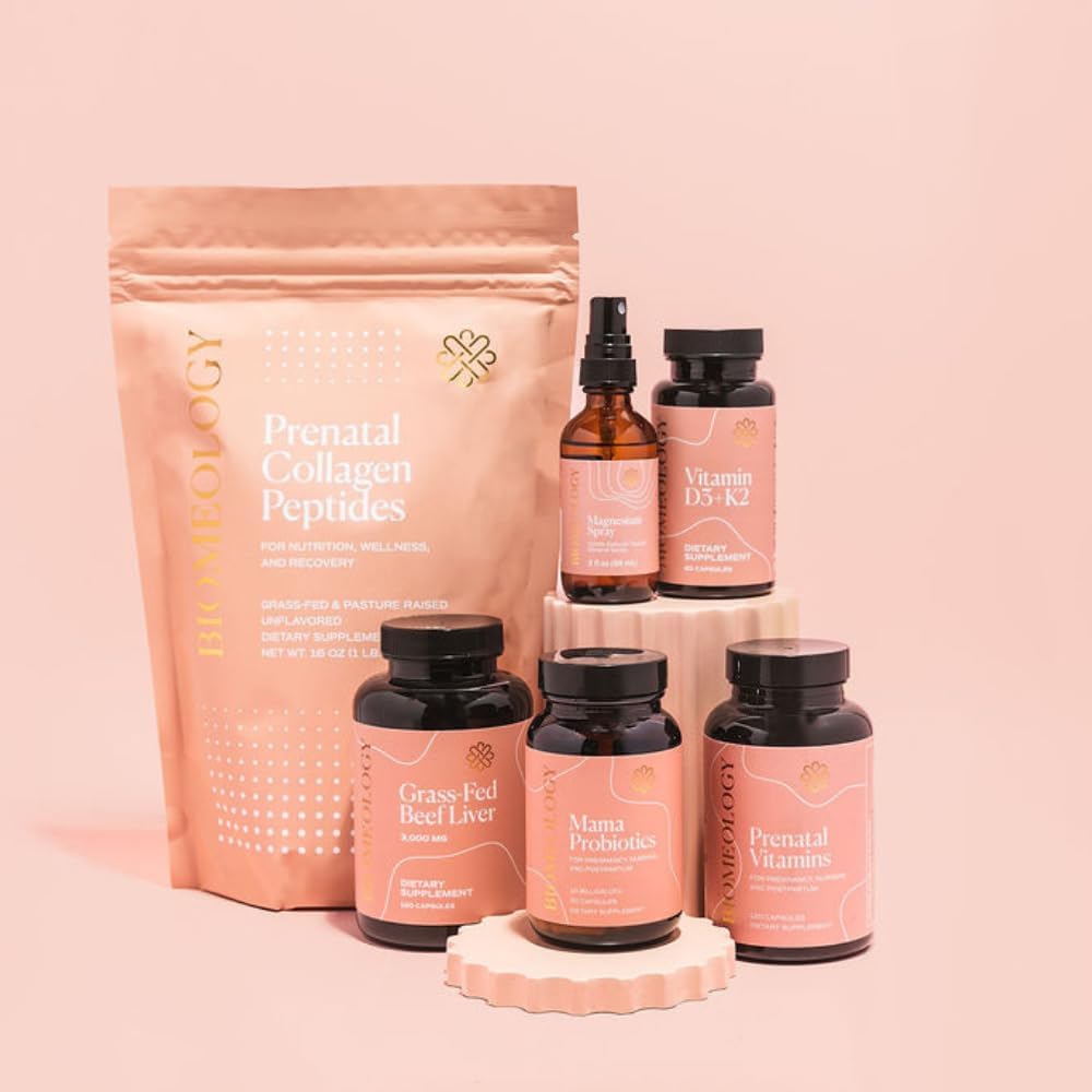 Biomeology Grass-Fed Beef Liver Capsules (120 Pills, 750mg) from Pasture-Raised Cattle for Wellness & Fertility Support - Rich in B12, CoQ10, B Vitamins & Amino Acids : Health & Household