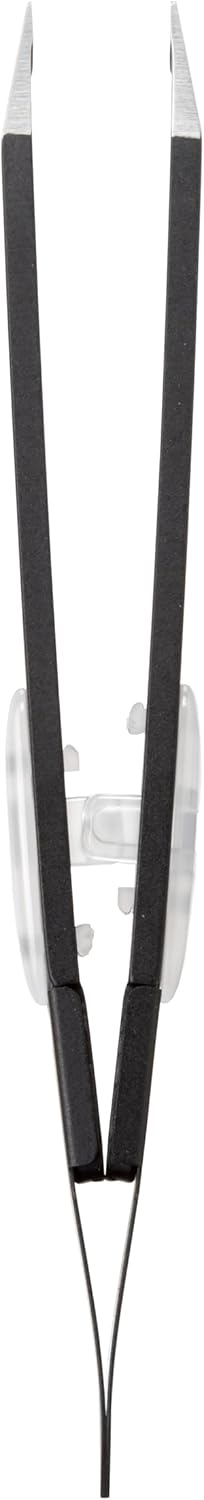 Seki Edge Ss-518 Amazing Tweezer - Slant Tip Stainless Steel Black