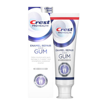 Crest Pro-Health Enamel Repair And Gum Toothpaste 4.8 Oz Anticavity, Antibacterial Flouride Toothpaste, Clinically Proven, Gum And Enamel Protection, Advanced Whitening