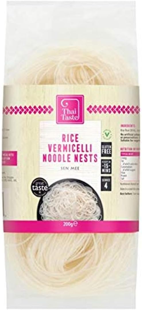 Thai Taste Rice Vermicelli Noodle Nests, 200G