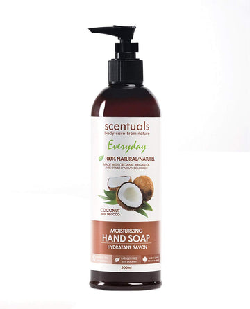 Scentuals Natural Liquid Hand Soap, Coconut, 19.2 Ounce