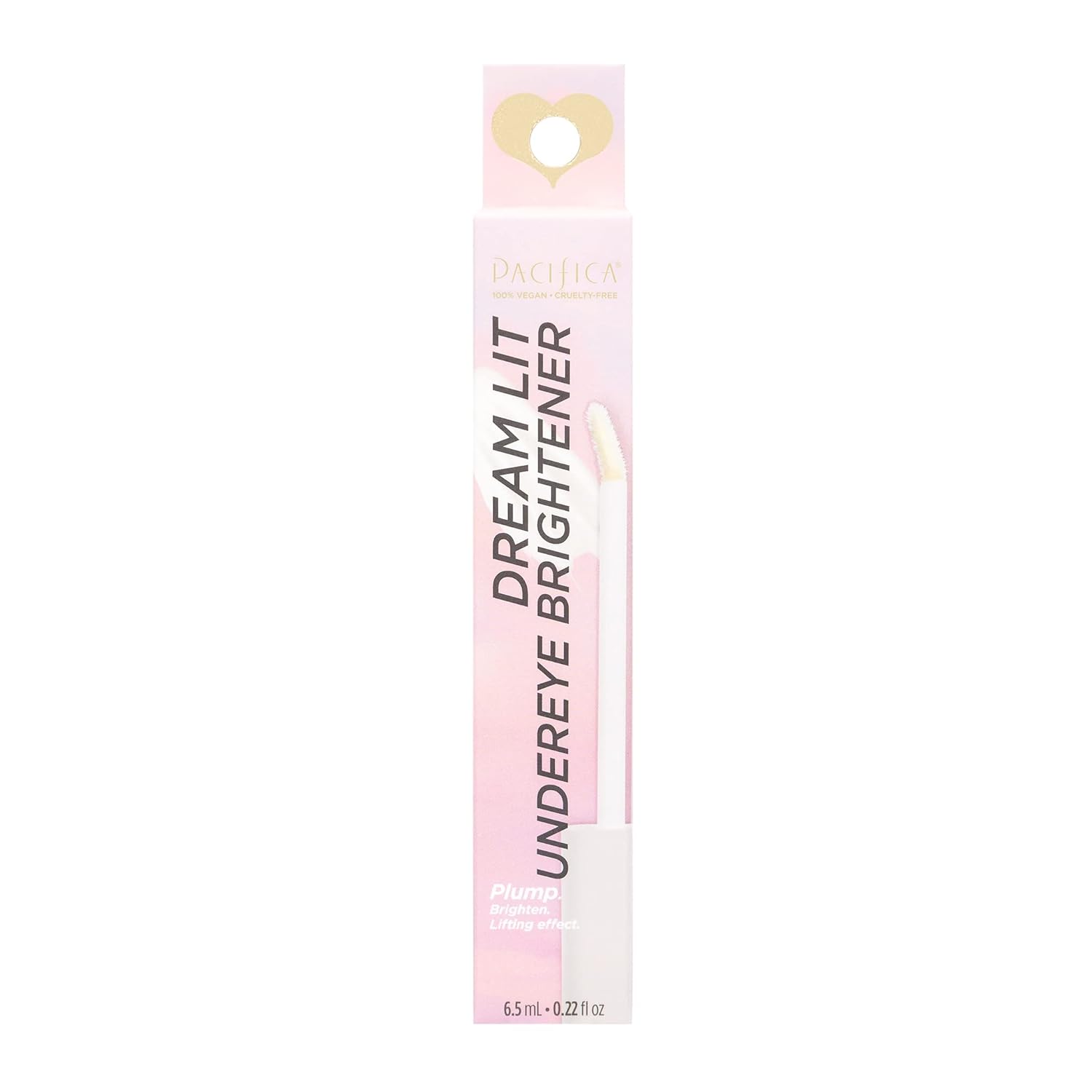 Pacifica Beauty, DreamLit Glow Under Eye Brightener, Dark Circles Under Eye Treatment, Dark Spot Correct, Concealer, Corrector, Puffiness, Eye Cream, Vegan Collagen, Vitamin E, Vegan, Cruelty Free : Beauty & Personal Care