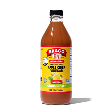 Bragg Organic Apple Cider Vinegar Honey Cayenne Wellness Cleanse With The Mother - 16 Fl Oz - Raw And Unfiltered