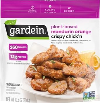 Gardein Mandarin Orange Crispy Plant-Based Chick'N, Vegan, Frozen, 10.5 Oz