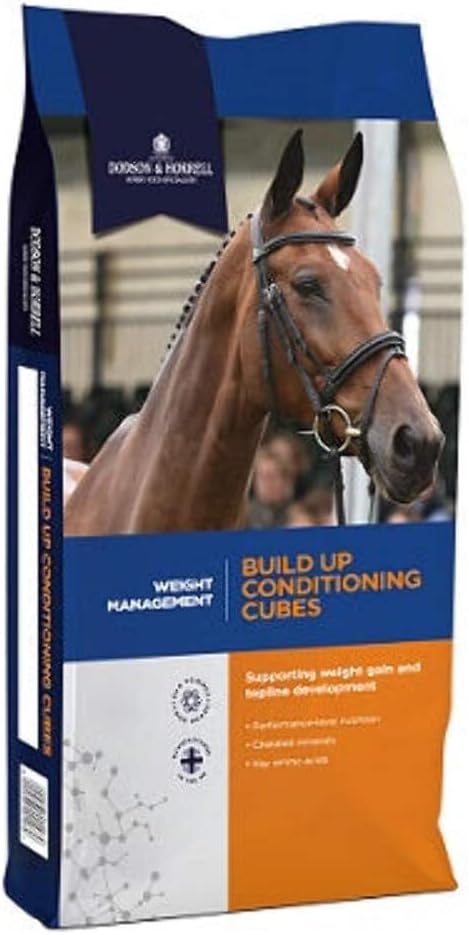 Dodson & Horrell Build Up Conditioning Cubes Horse Feed, 20 Kg