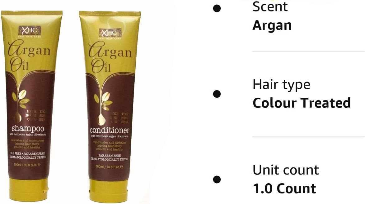 Argan Oil Shampoo & Conditioner Set Large 300Ml Each