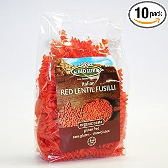 La Bio Idea | Red Lentil Fusilli | 10 X 250G