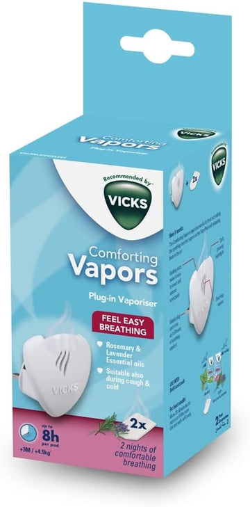 Vicks Rosemary & Lavender Comforting Vapors Waterless Plug-In, Vh1700Juv, 5 Count