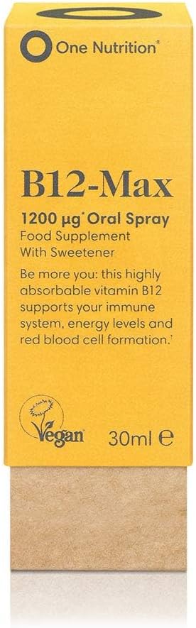 One Nutrition - B12-Max, Vitamin B12 Supplement, Oral Spray 30Ml