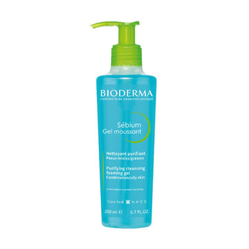 Bioderma - Face Cleanser - Sébium - Makeup Removing Cleanser - Skin Purifying - Face Wash for Combination to Oily Skin