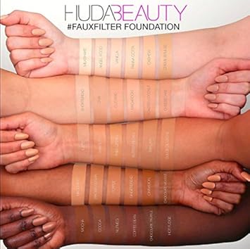 Huda Beauty Faux Filter Foundation In Hot Fudge 550R #Fauxfilter
