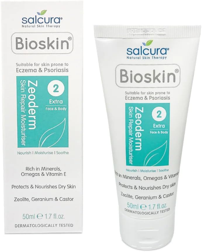 Salcura Natural Skin Therapy, Bioskin Zeoderm Skin Repair Moisturiser, Including Natural Ingredients Relieves Itchiness & Soothes Irritation, Ideal For Severely Dry & Dehydrated Skin 50ml : Amazon.co.uk: Beauty