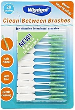 Wisdom Clean Between Interdental Large Purple Brushes - Pack Of 6, Total 120