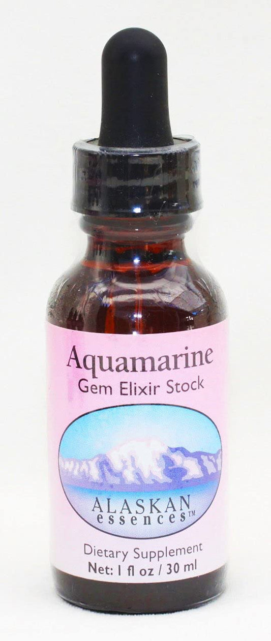 Alaskan Essences Aquamarine Gem Elixir 1 Oz Size