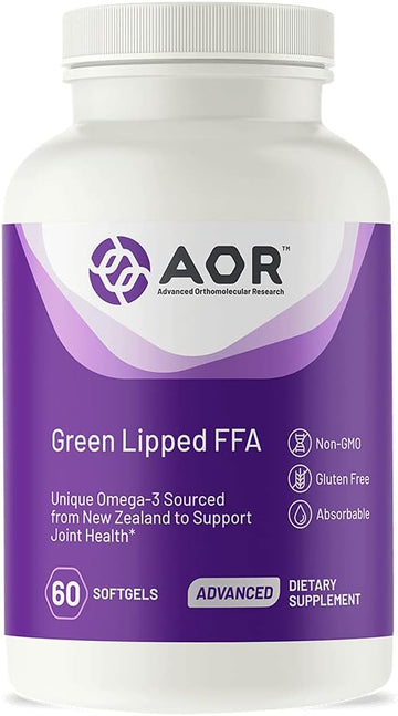 Aor, Green Lipped Ffa, Natural Supplement To Support Joint Health, 30 Servings (60 Softgels)