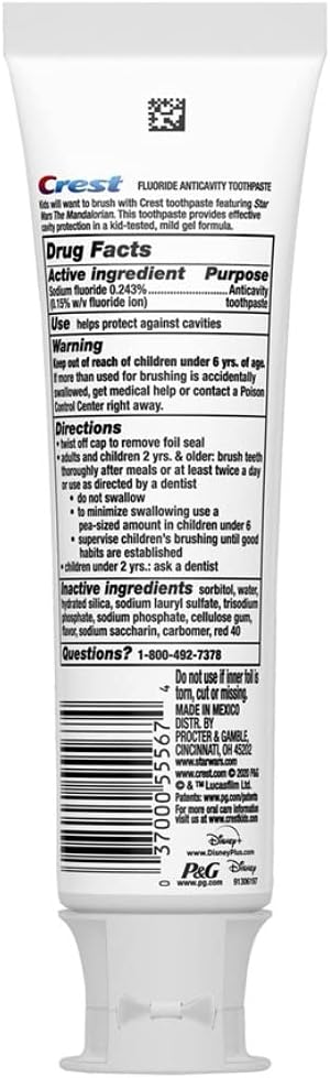 Crest Kid'S Strawberry Toothpaste Featuring Disney Junior'S Mickey, 4.2 Oz