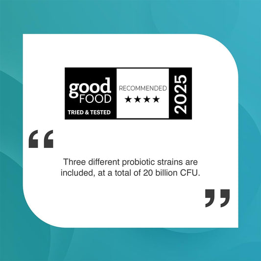 Zipvit Pro Bio 20 Billion Cfu Probiotics For Gut Health, High Strength, 60 Vegan Probiotic Capsules For Men & Women, 3 Live Bacterial Cultures, Lactobacillus & Bifidobacterium Animalis