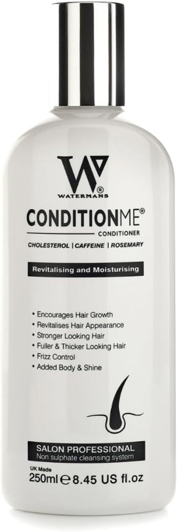 Watermans Hair Growth Conditioner - With Niacinamide, Shea Butter, And Rosemary - Suitable For All Hair Types Including Afro - Nourishing Treatment For Dry & Damaged Hair