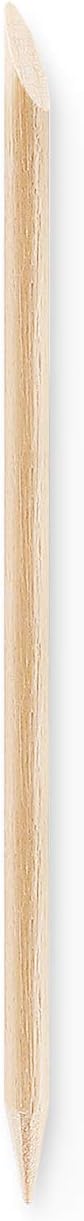 Bluesky 100 Wooden Cuticle Pushers Orange Wood Sticks, Double End, Nail Cleaner Tool, 11.5 Cm/4.5 Inches