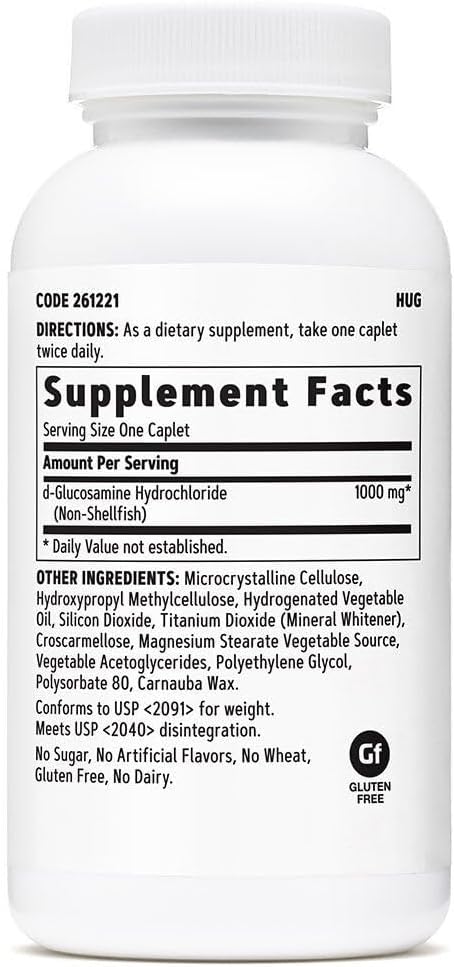 Gnc Glucosamine 1000Mg Supplement, Supports Healthy Joint Function, Promotes Joint Flexibility, 45 Servings